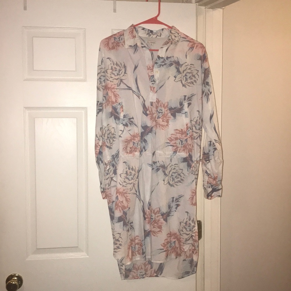 Gap quarter button up dress